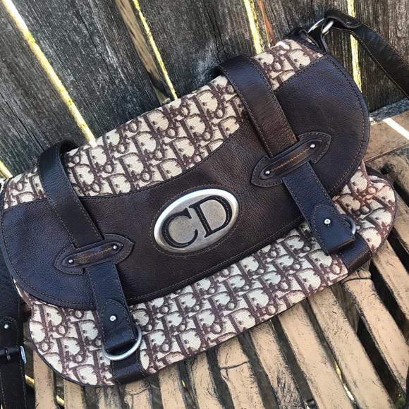 Christian Dior monogram oblique Crossbody bag - Picture 1 of 10